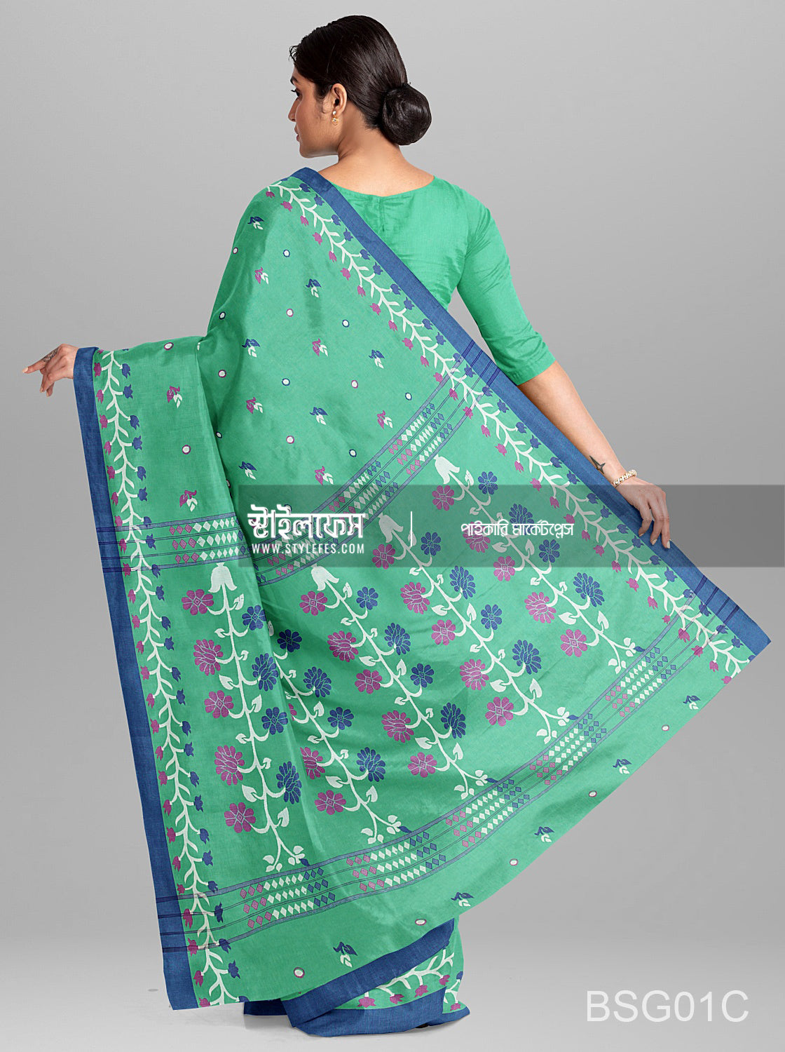 সূতি জামদানি শাড়ি