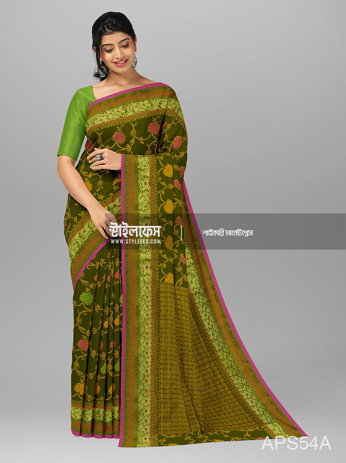 কাটিং জামদানি শাড়ি