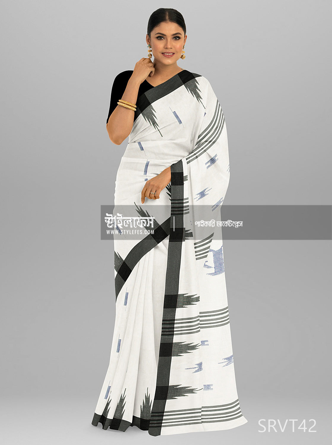 মনিপুরি হাতের কাজ শাড়ি
