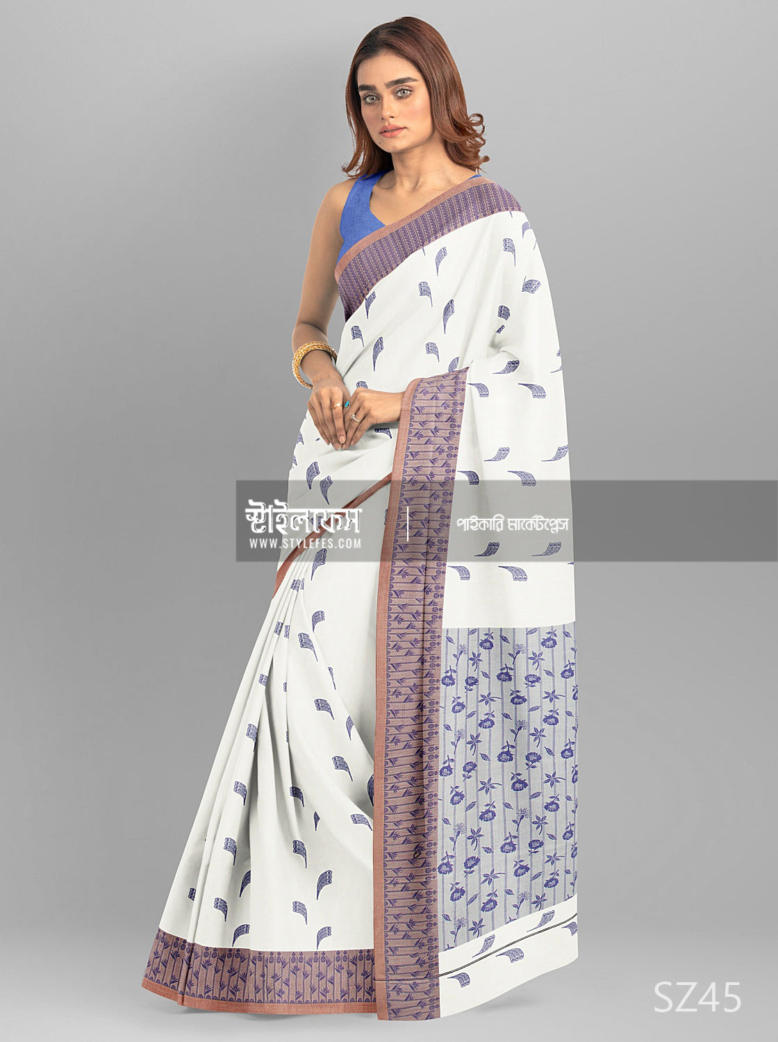 সূতি জামদানি শাড়ি