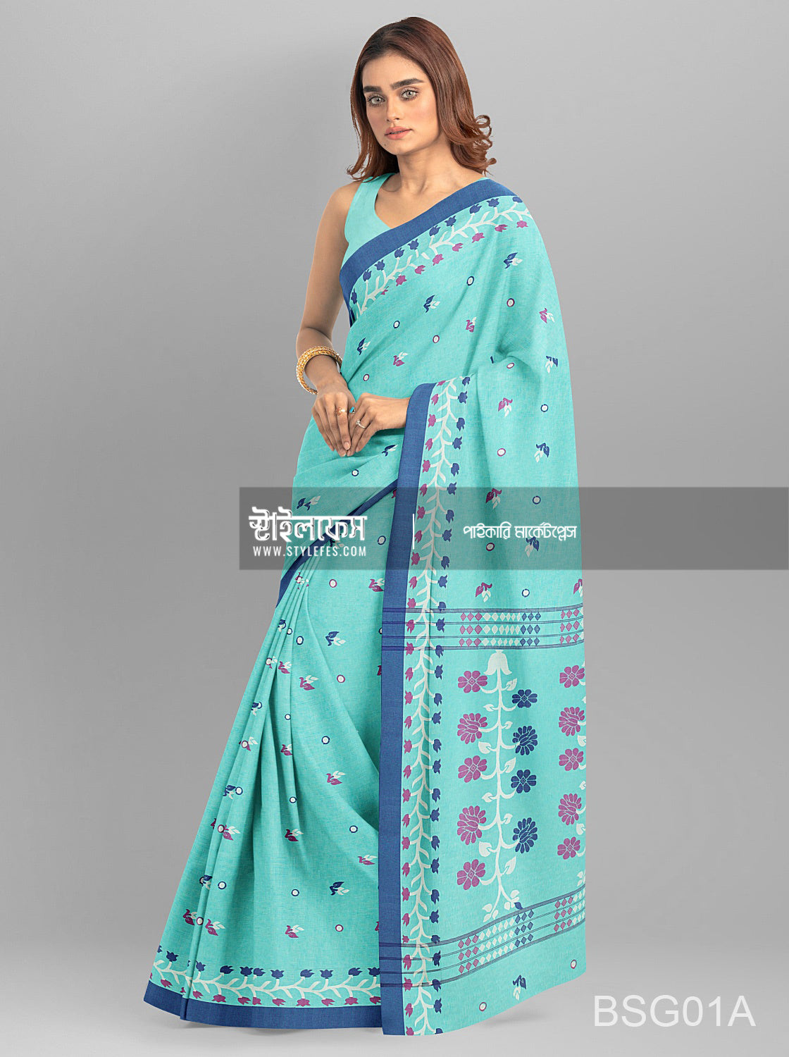 সূতি জামদানি শাড়ি