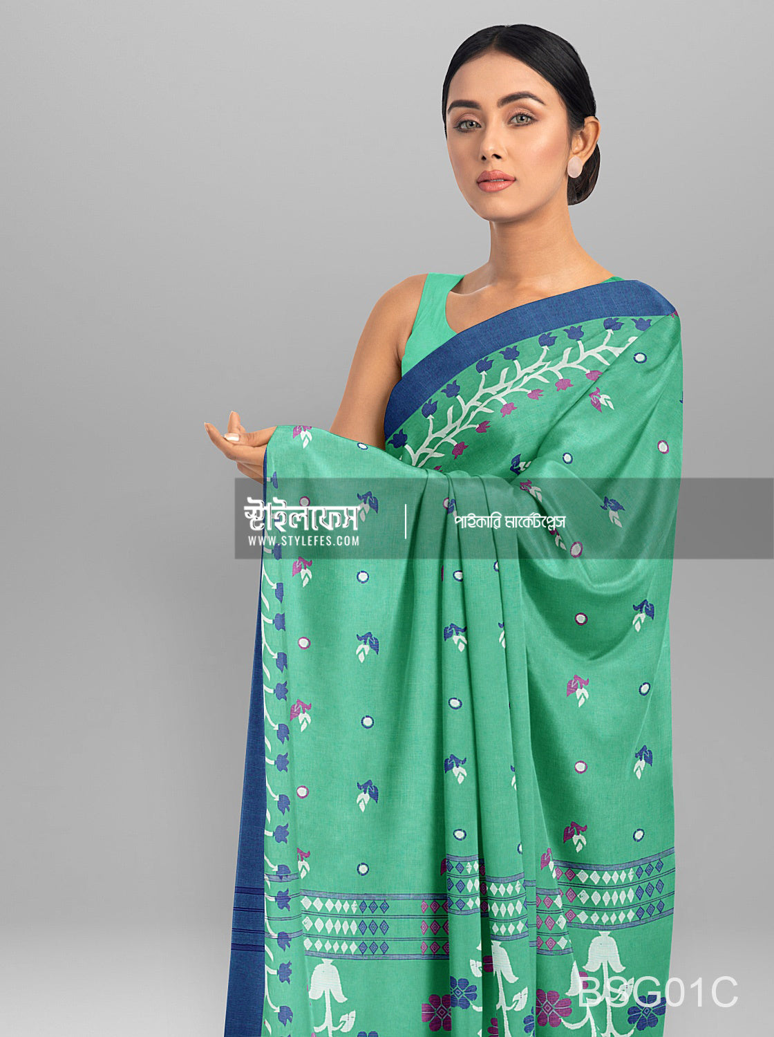 সূতি জামদানি শাড়ি