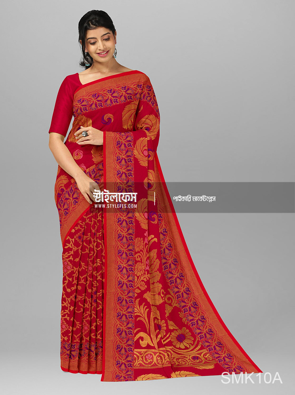 ফুল দানি শাড়ি