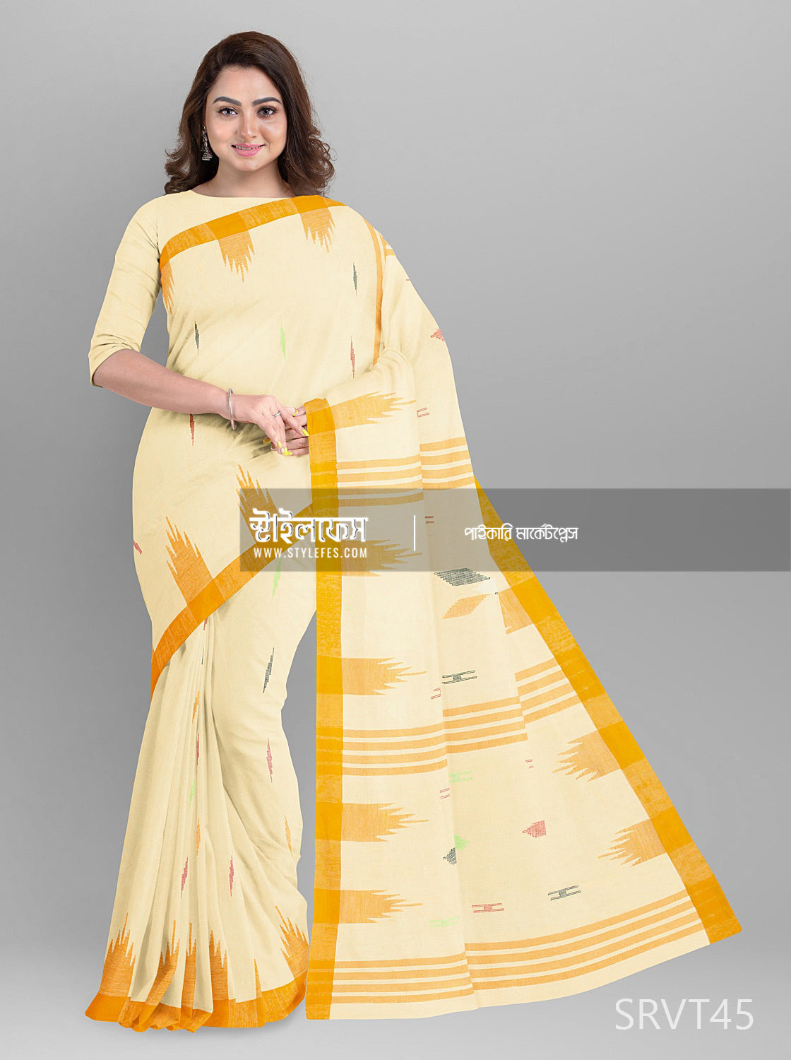 মনিপুরি হাতের কাজ শাড়ি
