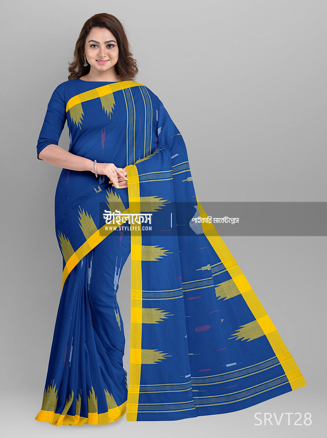 মনিপুরি হাতের কাজ শাড়ি