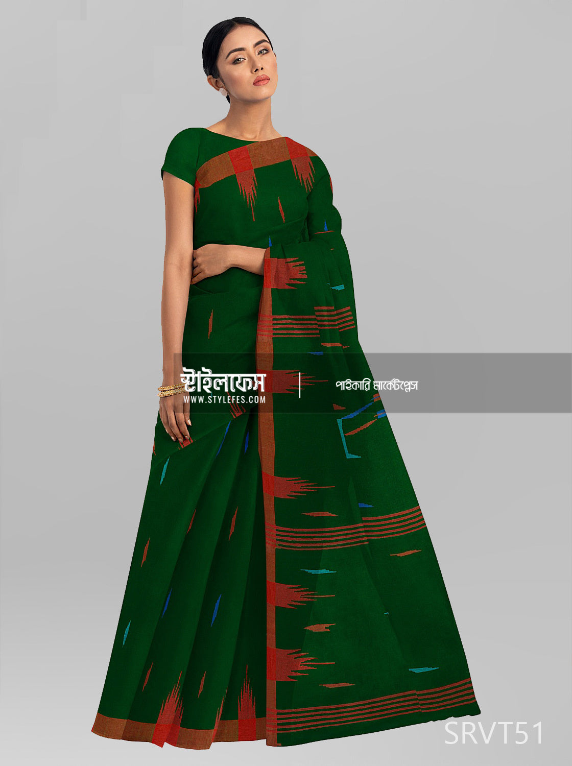 মনিপুরি হাতের কাজ শাড়ি