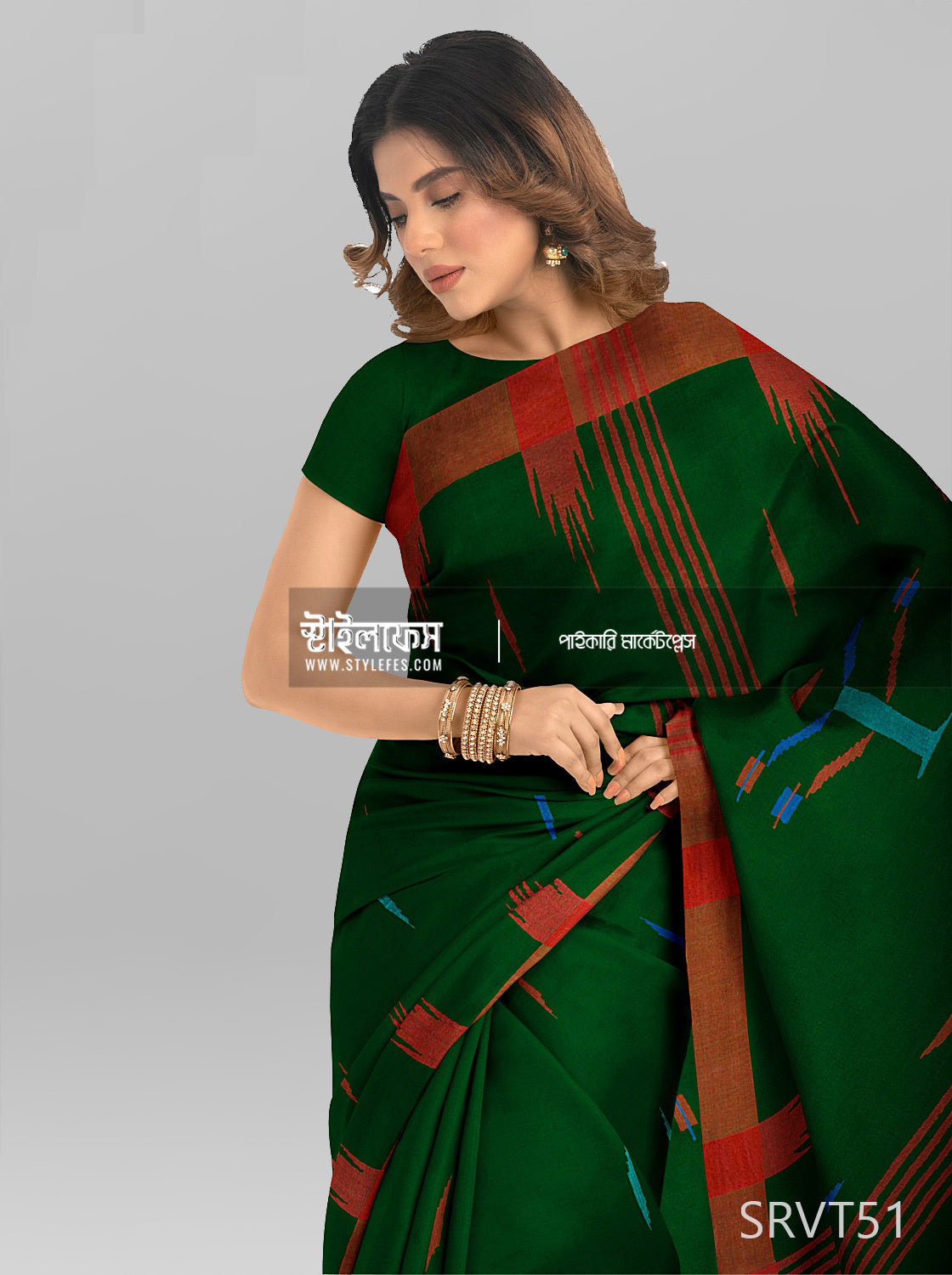 মনিপুরি হাতের কাজ শাড়ি