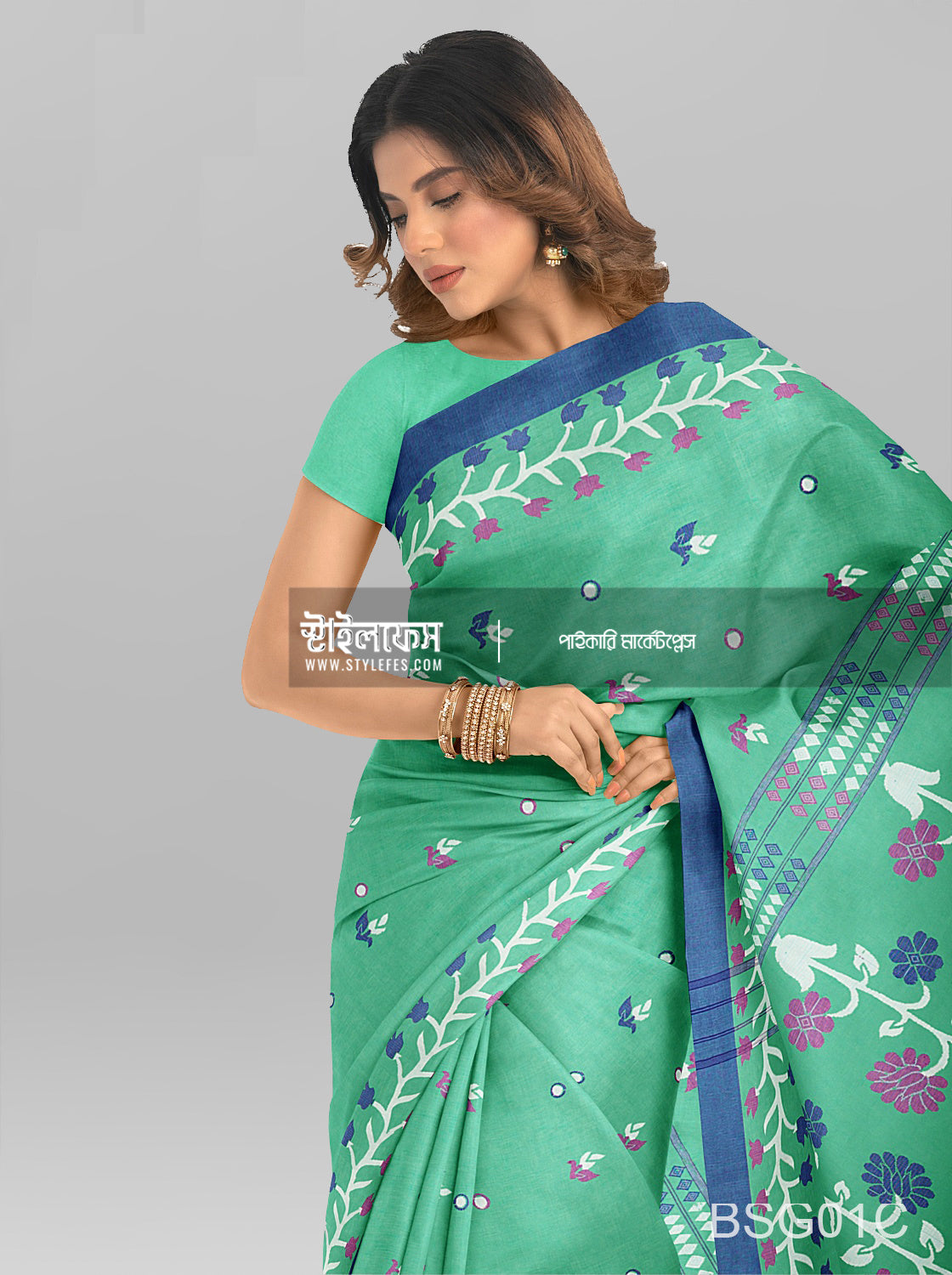 সূতি জামদানি শাড়ি