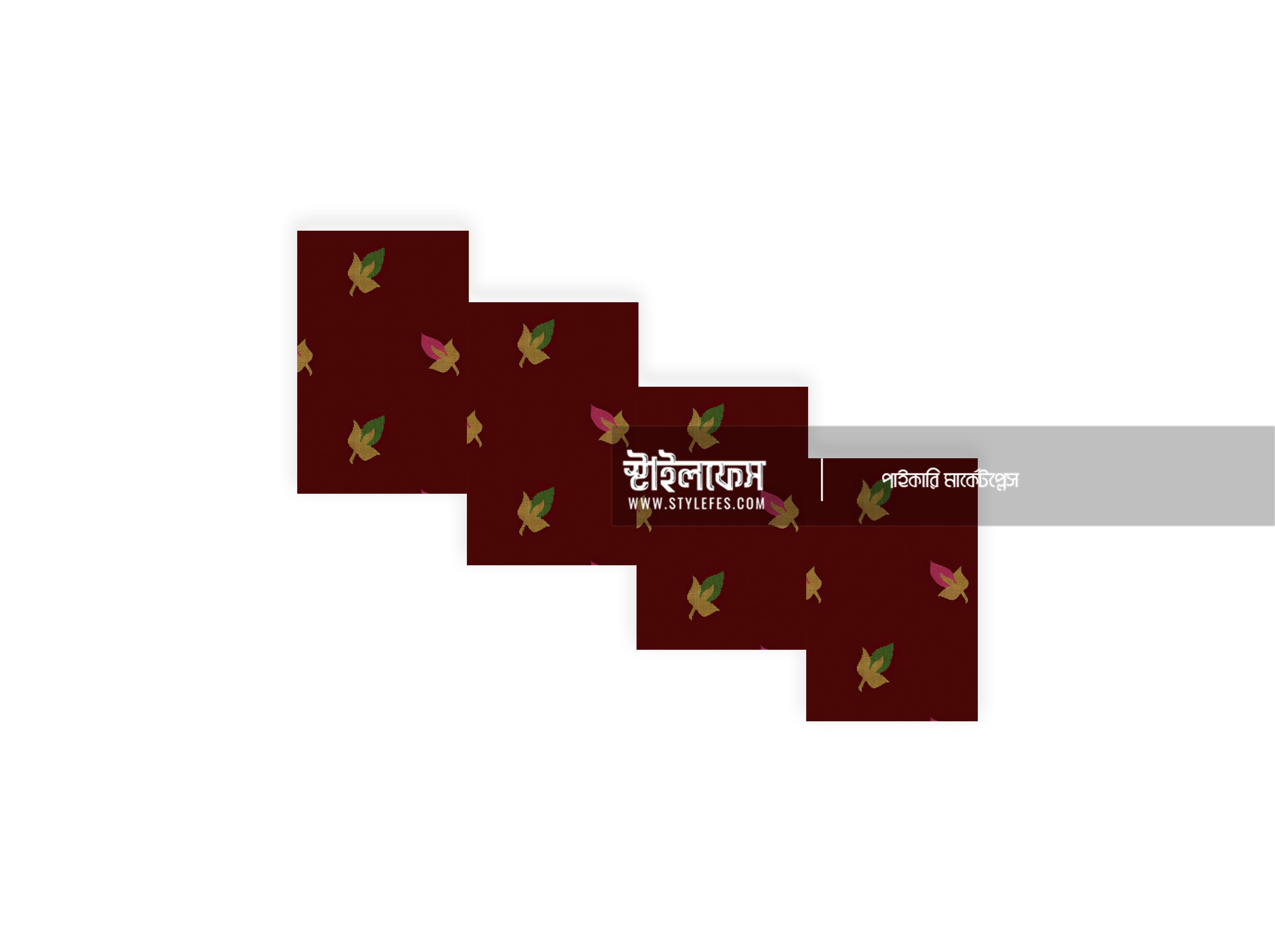 ম্যাচিং জামদানি শাড়ি