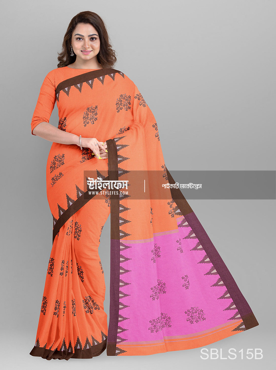 ছোট মঠ পাইড় শাড়ি