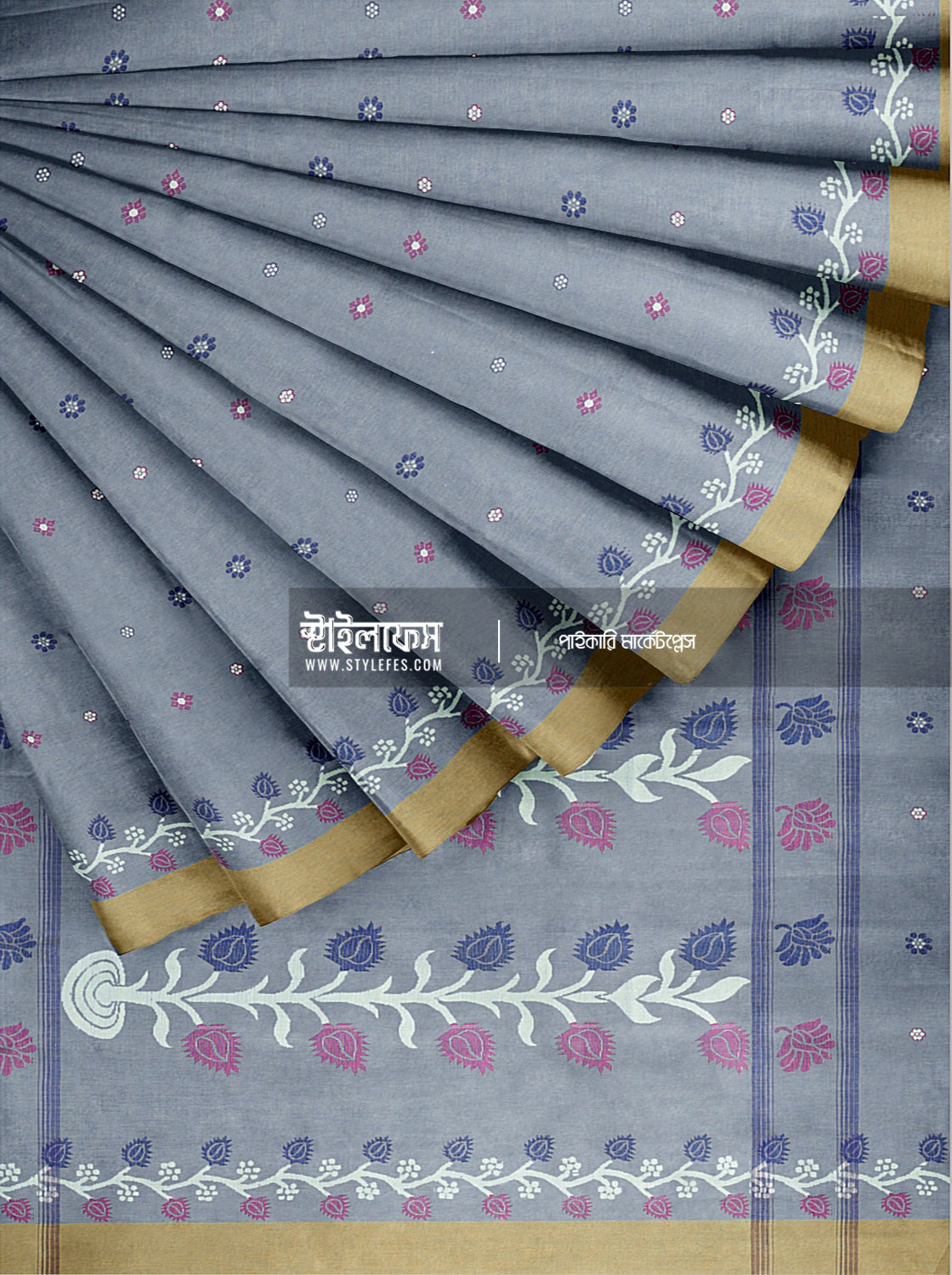 সূতি জামদানি শাড়ি