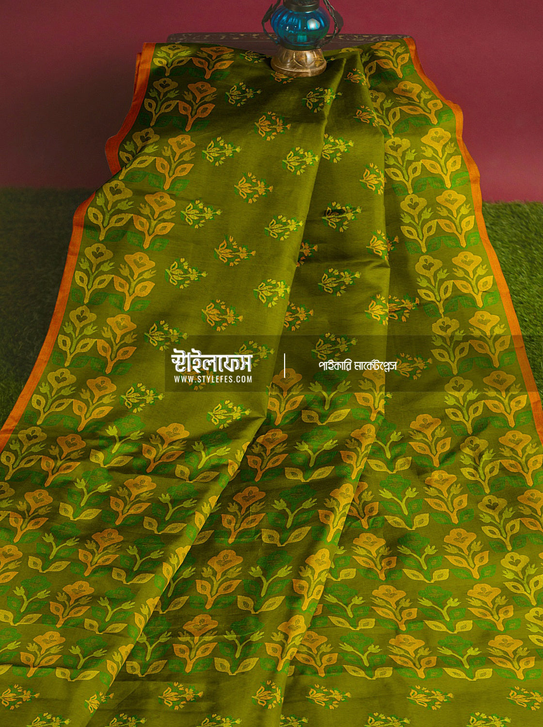 ফুল কলি পাইড় শাড়ি