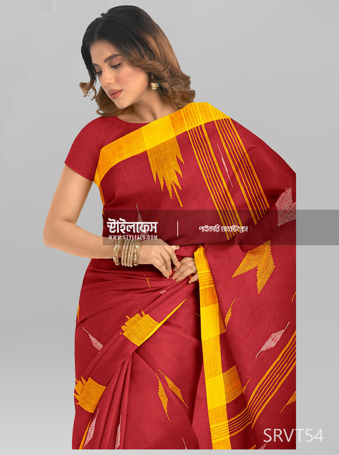 মনিপুরি হাতের কাজ শাড়ি