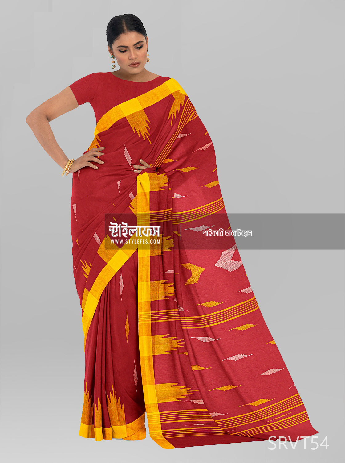 মনিপুরি হাতের কাজ শাড়ি