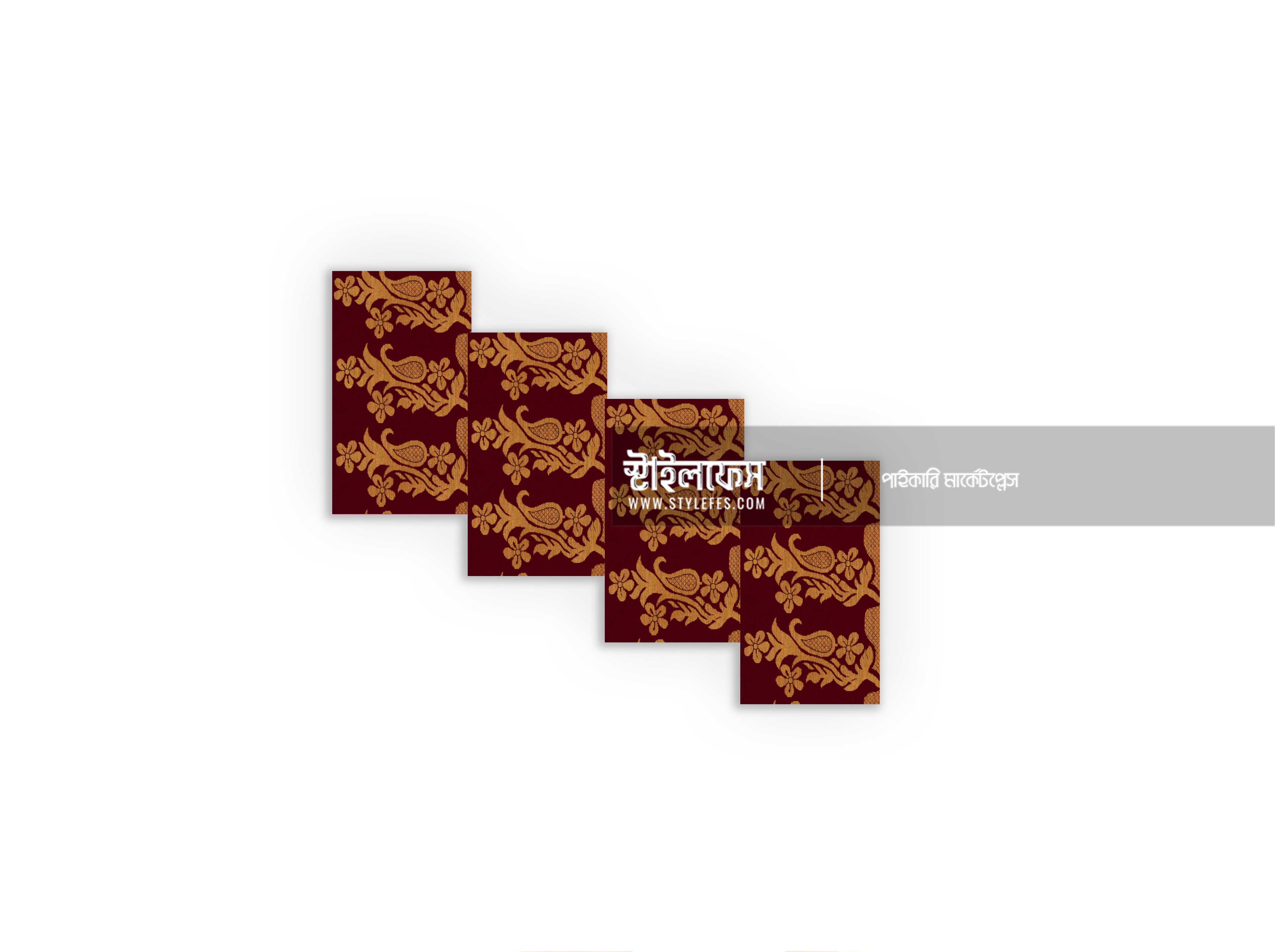 ম্যাচিং জামদানি শাড়ি